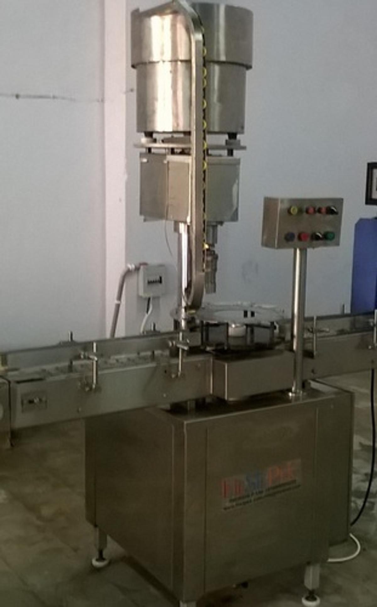 Commercial Automatic Bottle Screw Cap Sealing Machine