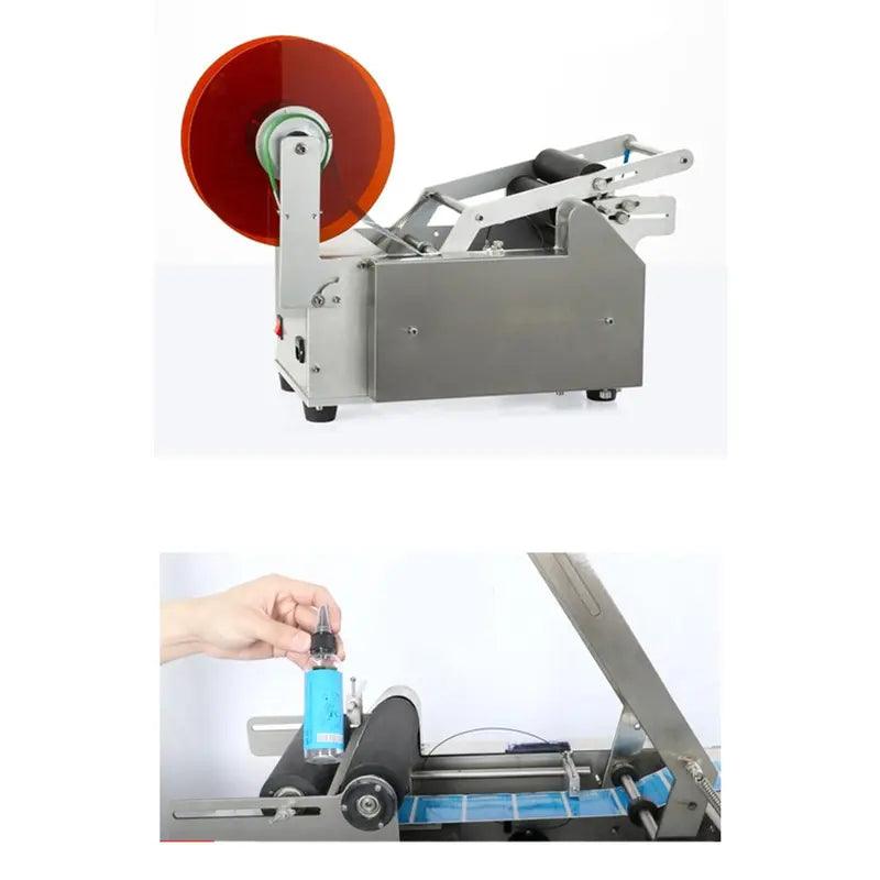 Round Bottle Label Machine 120W, 50pcs per mins