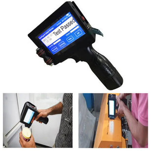 12.7mm Plastic Body with Water Based Cartridge Handheld Inkjet Printer