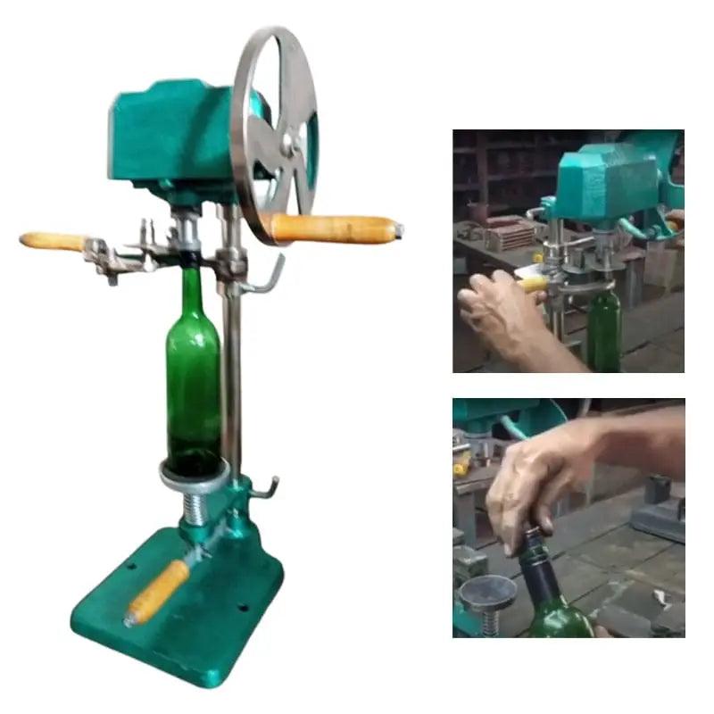 Heavy Duty Manual ROPP Aluminum Cap Threading Sealing Machine