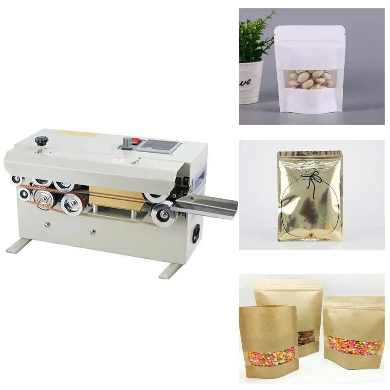 Premium Digital Horizontal Continuous Band Sealing Machine 300 W