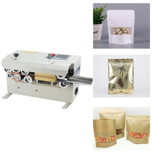Premium Digital Horizontal Continuous Band Sealing Machine 300 W