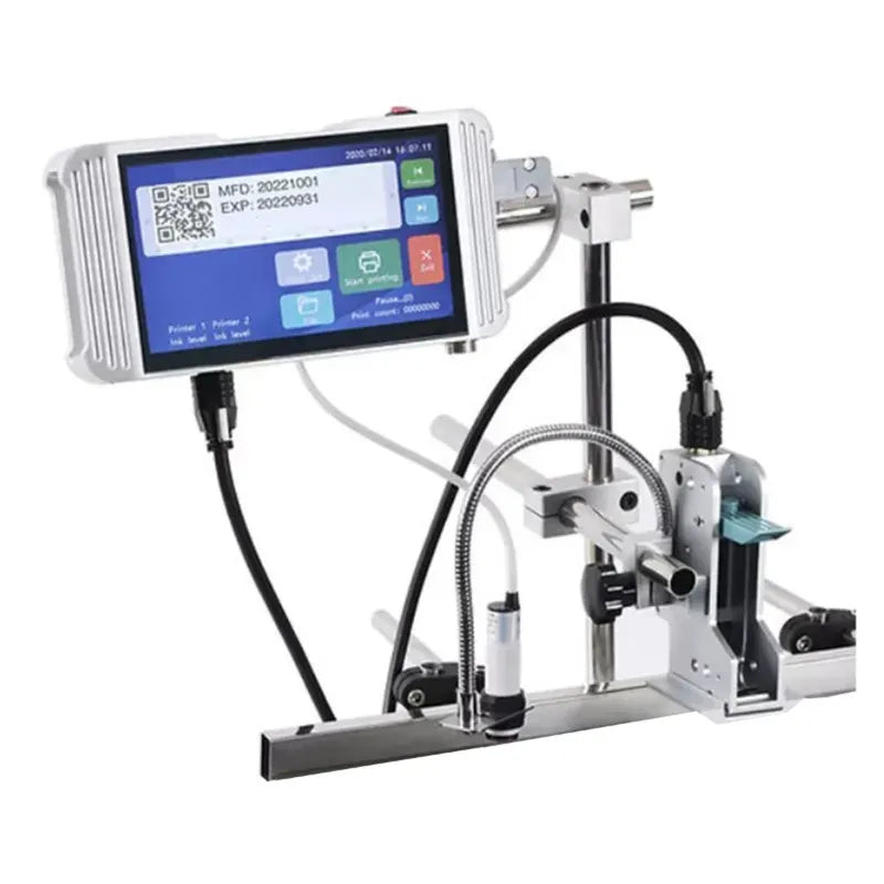 7 Inches Screen Size Online Printer with 12.7mm Printing Head, without Cartridge (Stands Included)