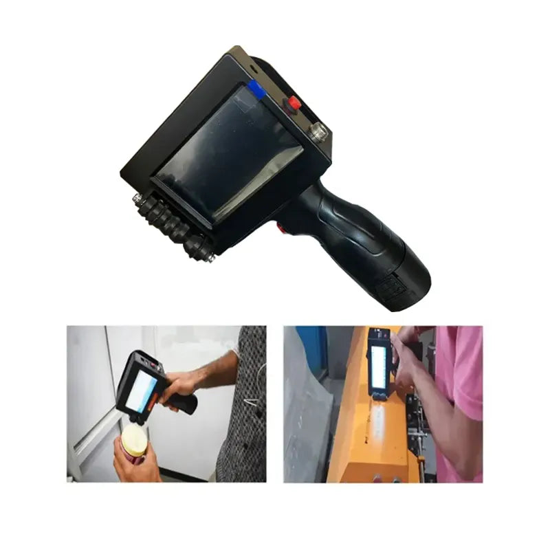 12.7mm Plastic Body Logo and Barcode Printing Machine with Water Based Cartridge