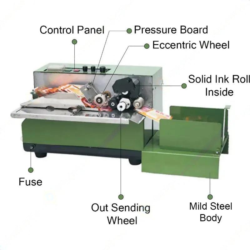 6 Line MS Solid Ink Coding Machine, 200 pcs/min