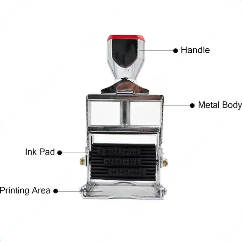 Smart Pack Hand Batch Coding Machine of 3mm Date MRP Printing