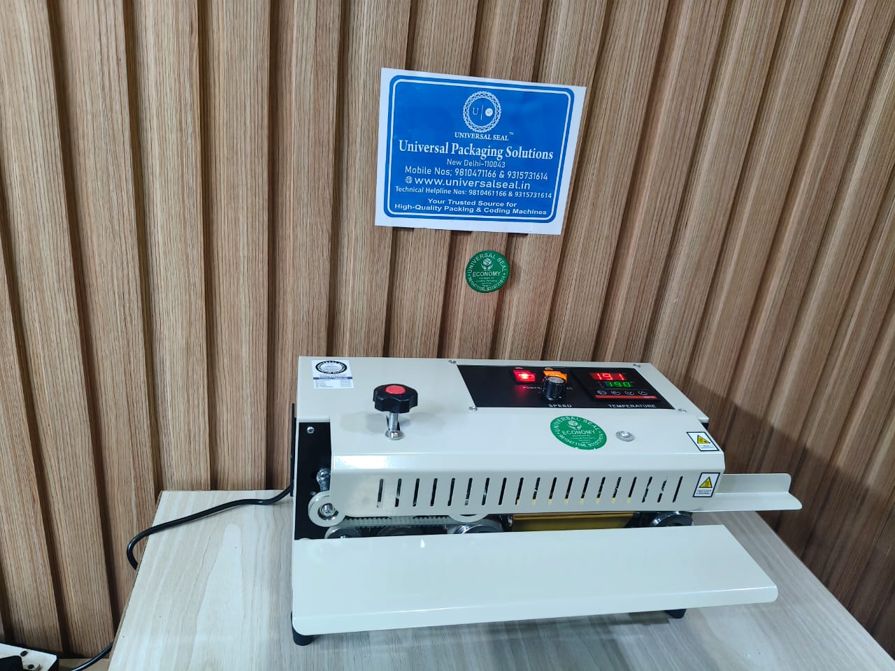 FR-400 MS Mini Panel Band Sealer Machine For Packing and Sealing Pouches