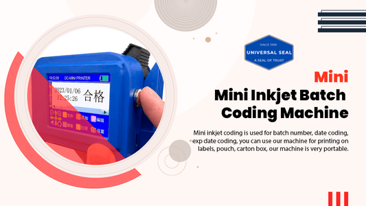 Mini Inkjet Batch Coding Machine with Accessories for Coding MRP Date etc