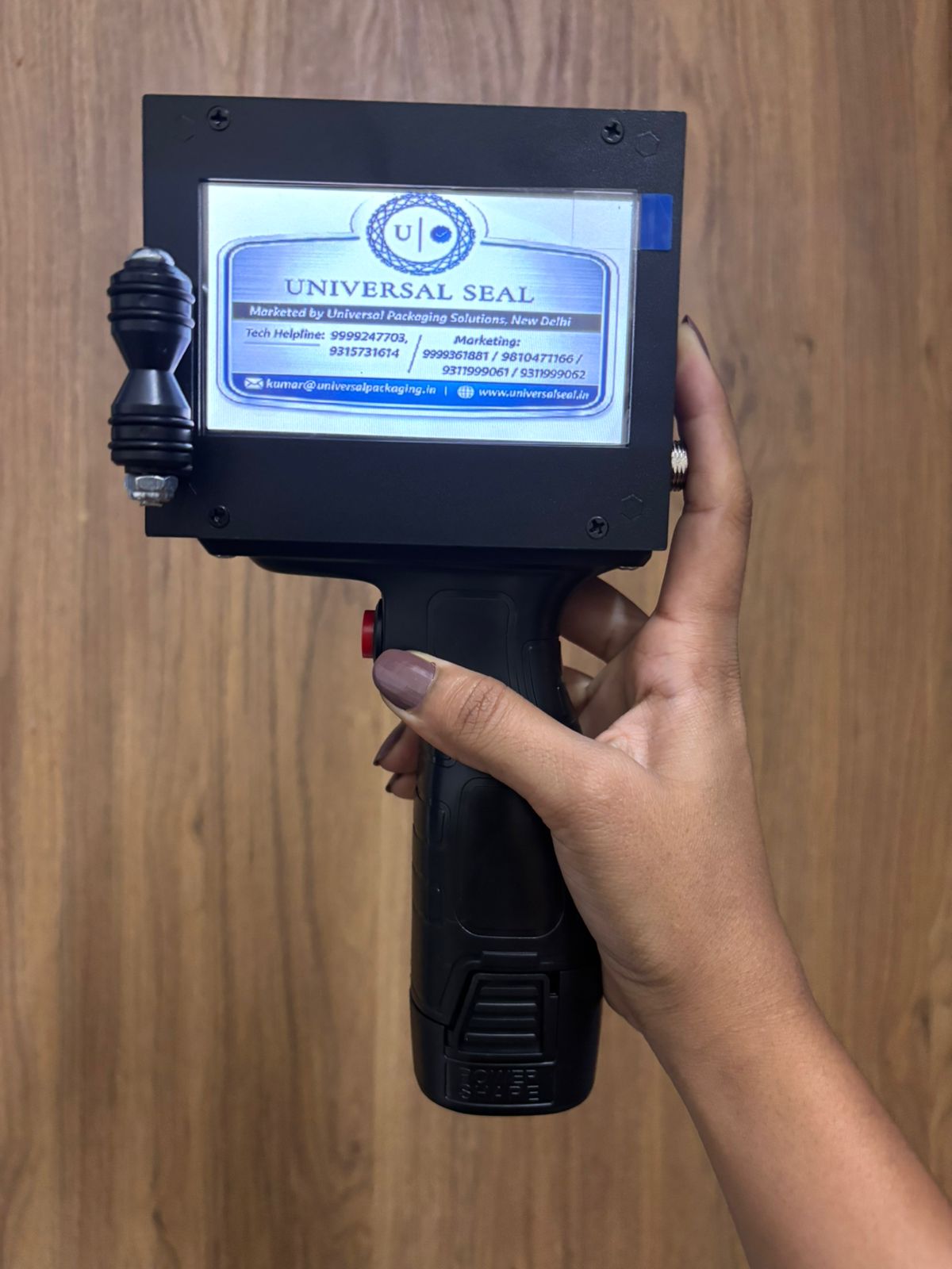 Handheld 12.7 mm Thermal Inkjet Printer with Ultra Premium Solvent Ink