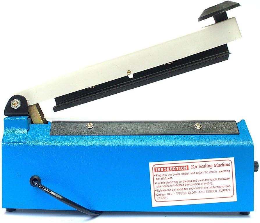 8 inch Hand Operated Impulse Sealing Machine, 300 Watt
