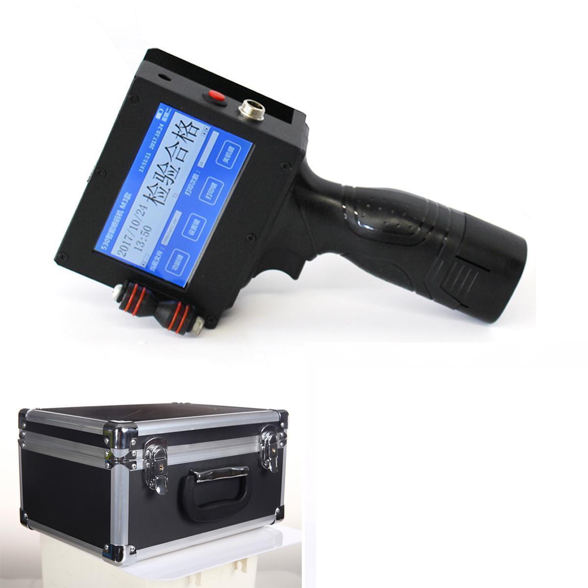 12.7mm Metal Body with Solvent Based Cartridge Handheld Inkjet Printer