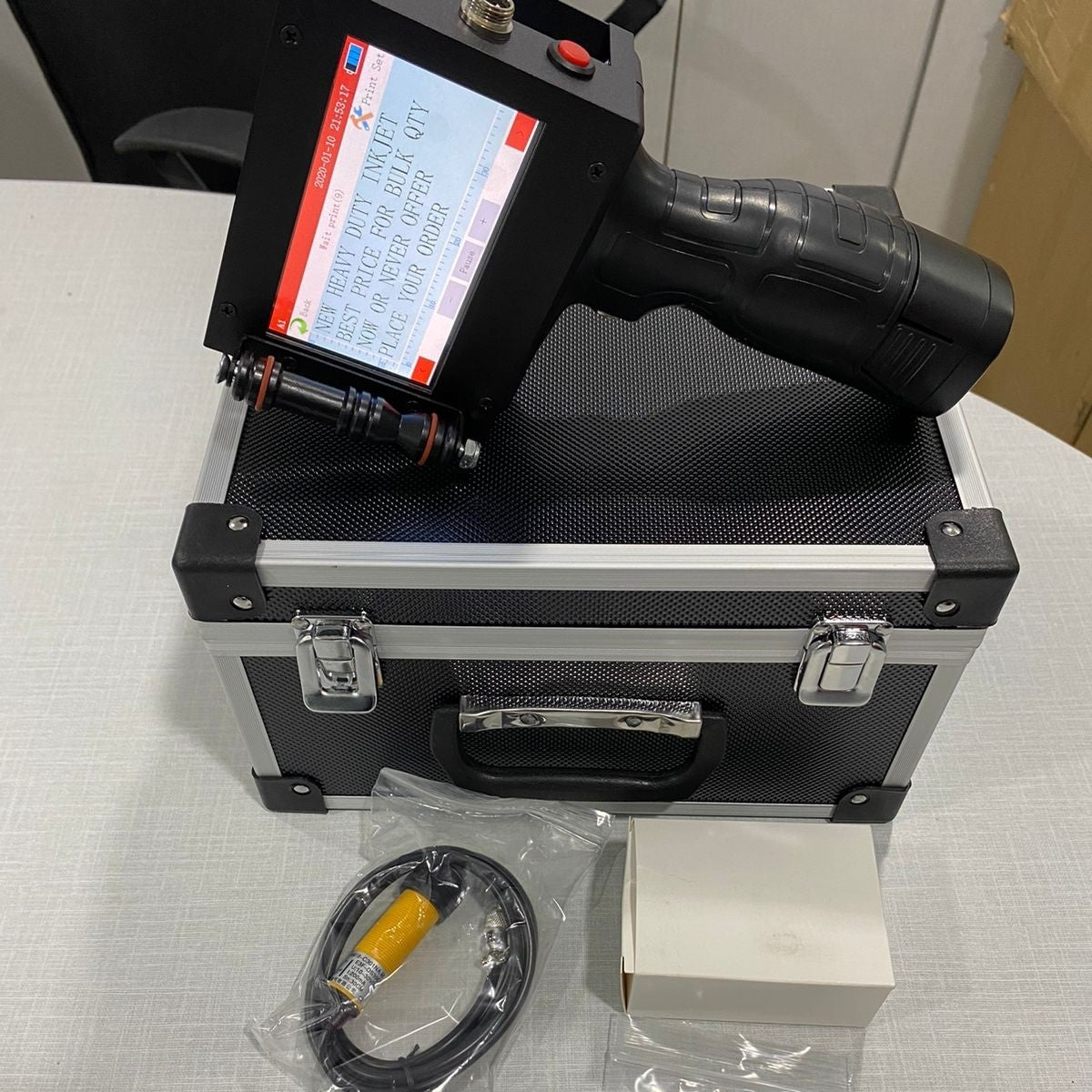 12.7mm Metal Body without Cartridge Handheld Inkjet Printer