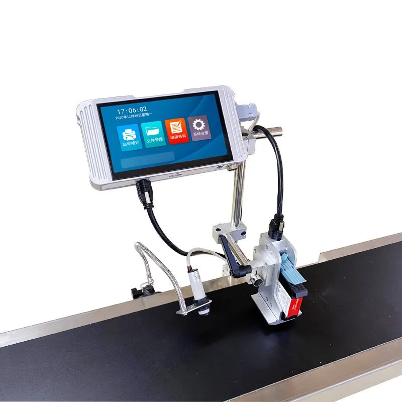 7 Inches Screen Size Online Printer with 12.7mm Printing Head, without Cartridge (Stands Included)