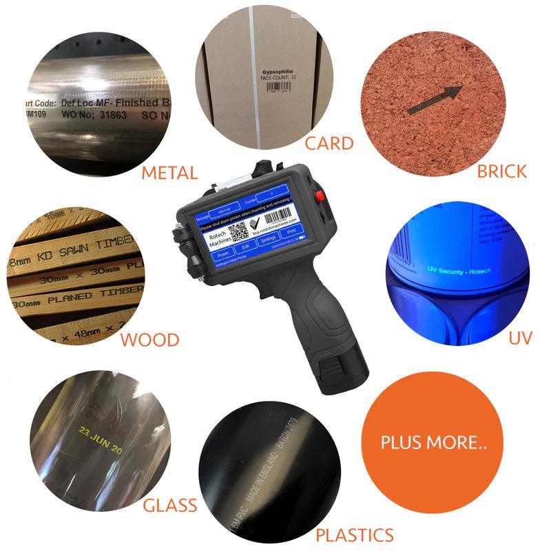 Handheld Thermal Inkjet Printer, Printing Size 0.5 inch or 12.7 mm