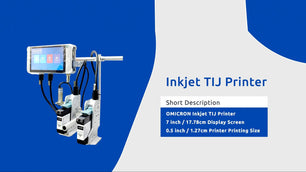 Online Inkjet TIJ Printer 7 inch/17.78cm Display Screen