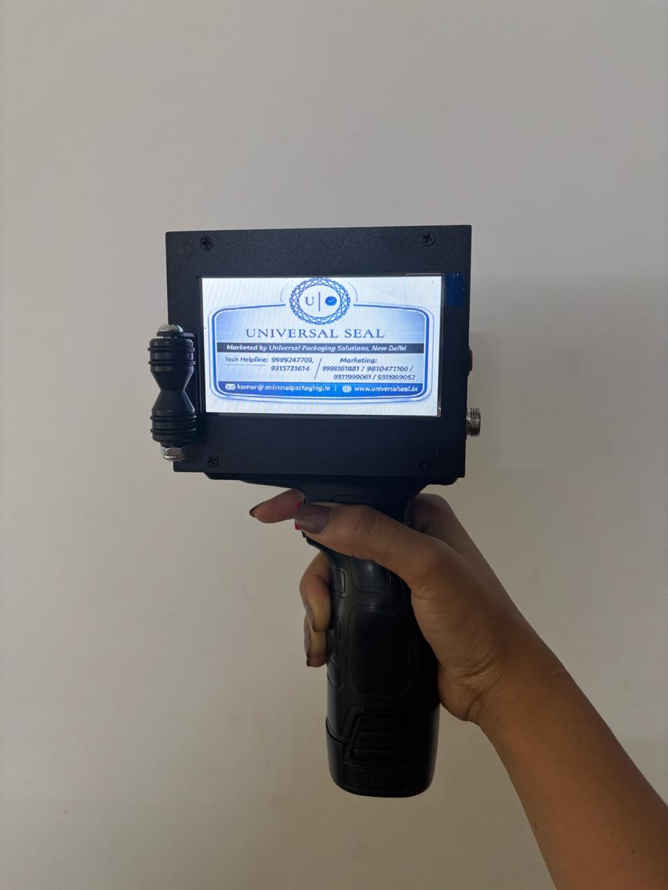 12.7mm Metal Body without Cartridge Handheld Inkjet Printer