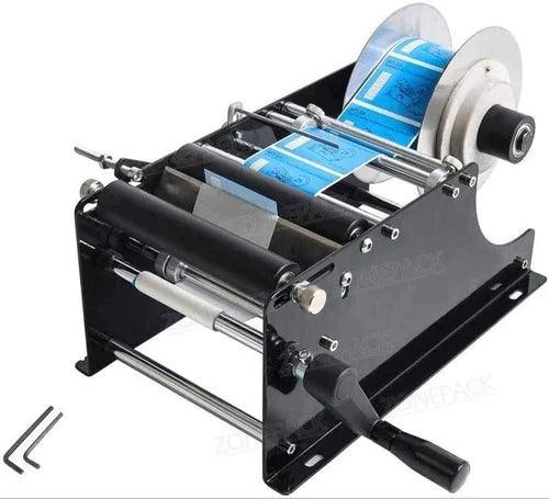 Manual Round Bottle Labeling Machine 20~120 mm