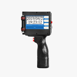 Handheld 25.4 mm Thermal Inkjet Printer with Solvent Based Cartridge