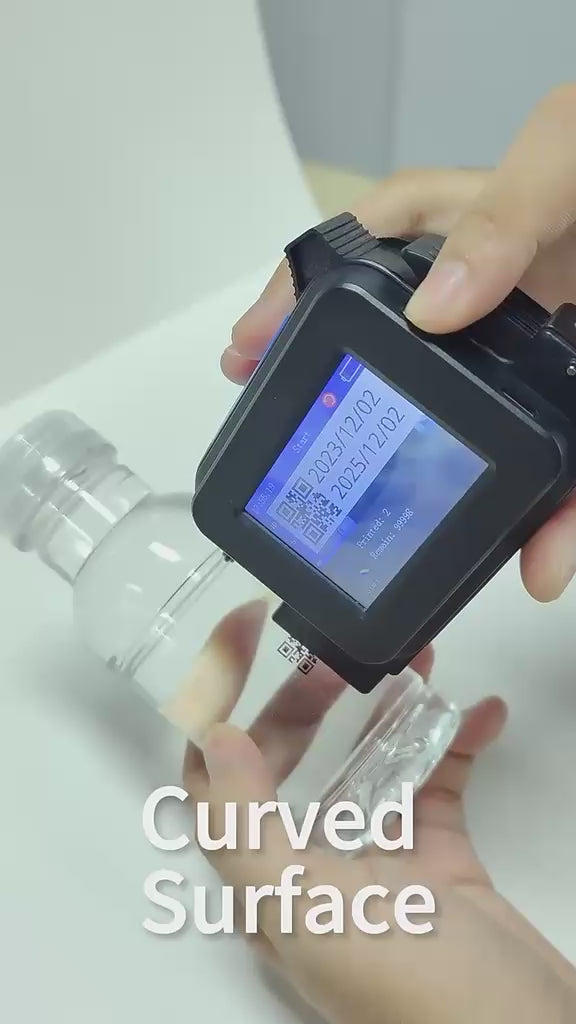 Universal Seal Handy 12.7mm 2 in 1 Mini Pro Handheld Inkjet Printer with Water Based Cartridge, Light Weighted