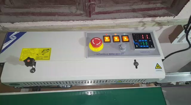 FRB-770 Continuous Horizontal Band Sealer Machine, 500 W