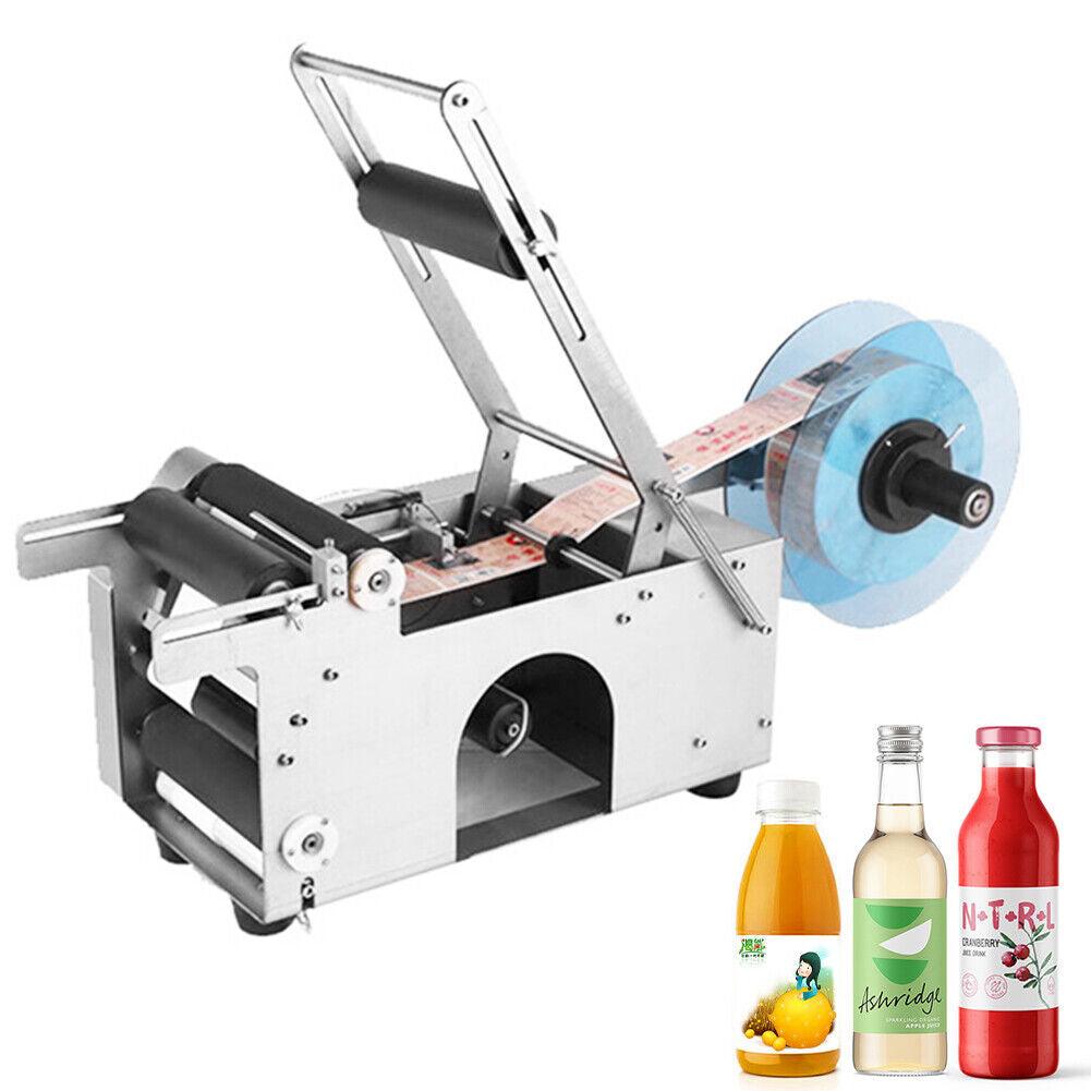Semi-Automatic Round Bottle Labelling Machine