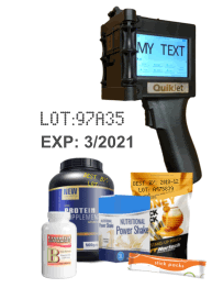 Handheld Thermal Inkjet Printer, Printing Size 0.5 inch or 12.7 mm