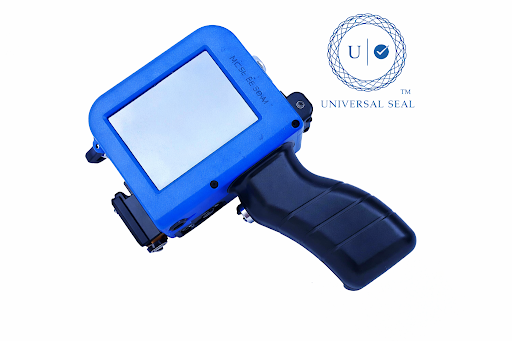 Universal Seal Handy 12.7mm 2 in 1 Mini Pro Handheld Inkjet Printer with Water Based Cartridge, Light Weighted